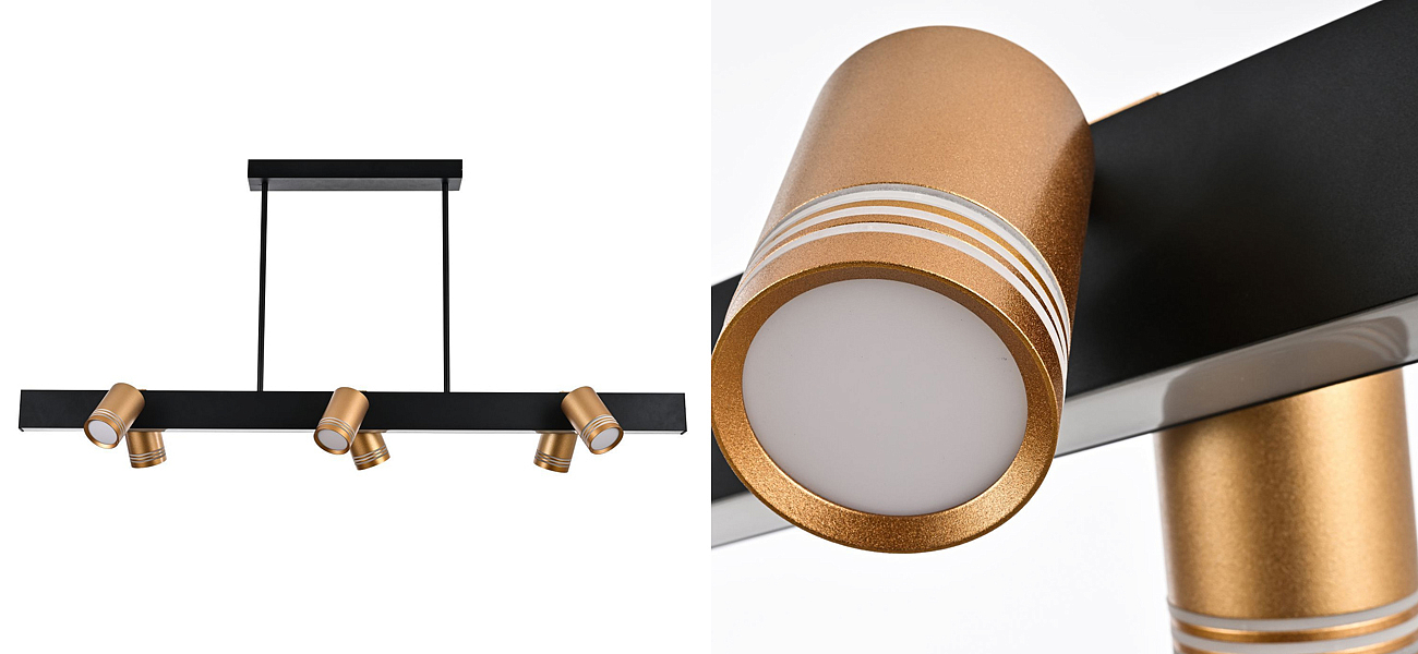 Люстра 6 спотов+LED подсветка Neoteric Люстра 6 спотов+LED подсветка Neoteric - Loft-Concept в Челябинске