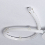 Люстра белого цвета с тремя изогнутыми светодиоидными плафонами Luke Lampco Tracer Lamp варинант исполнения - 8 | Loft Concept в Челябинске