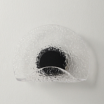 Бра из текстурированного прозрачного стекла с изогнутым краем Textured Glass  варинант исполнения - 4 | Loft Concept в Челябинске