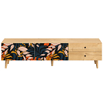 Длинная ТВ-тумба с принтом на ящиках Elise TV Stand варинант исполнения - 10 | Loft Concept в Челябинске