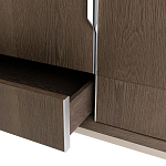 Шкаф из серого дуба Sawada Gray Oak Cabinet варинант исполнения - 5 | Loft Concept в Челябинске