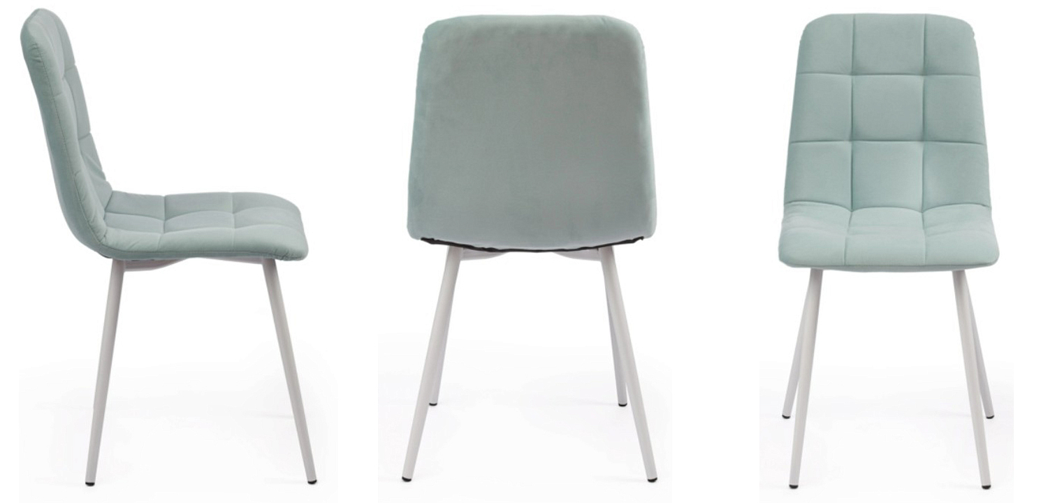 Стул Nancy Velour Light Blue Chair Стул Nancy Velour Light Blue Chair - Loft-Concept в Челябинске