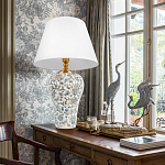 Настольная лампа с цветочной росписью Lamp Flower Painting варинант исполнения - 5 | Loft Concept в Челябинске