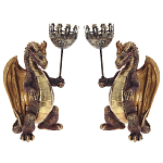 Подсвечник в виде дракона Dragon candlestick L or R варинант исполнения - 2 | Loft Concept в Челябинске