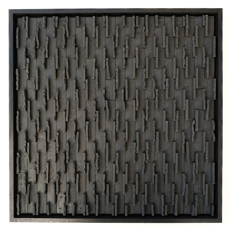 Объемное Панно в индустриальном стиле Industrial City Графит в Челябинске | Loft Concept 