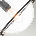 Подвесной светильник с прозрачным плафоном в форме шара в арочной подвеске Hinkley варинант исполнения - 7 | Loft Concept в Челябинске