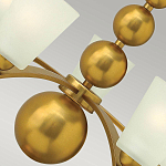 Люстра с матовыми конусными плафонами и декоративными элементами в форме шаров Hinkley варинант исполнения - 8 | Loft Concept в Челябинске