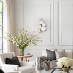 Бра с золотым основанием и 5-ю белыми шарообразными плафонами Bubble варинант исполнения - 4 | Loft Concept в Челябинске