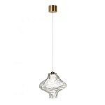 Подвесной светильник с плафоном из фактурного прозрачного стекла Light Ensemble варинант исполнения - 8 | Loft Concept в Челябинске