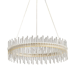 Люстра круглая с прозрачными стеклянными трубками 51 см Nembus варинант исполнения - 1 | Loft Concept в Челябинске