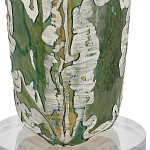 Настольная лампа керамическая с кремовым абажуром Scenic Column варинант исполнения - 2 | Loft Concept в Челябинске