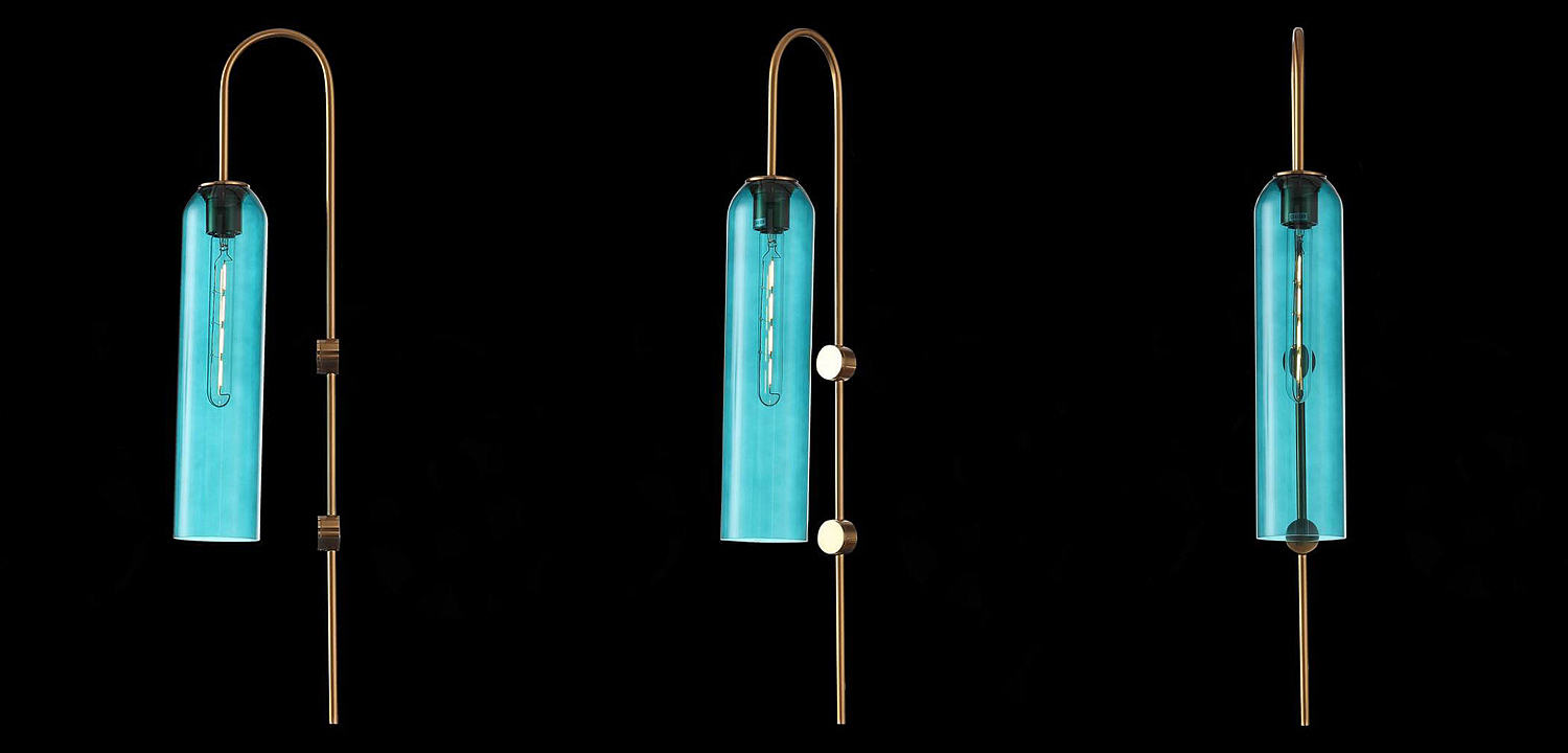 Бра ARTICOLO float Wall Sconce Blue Бра ARTICOLO float Wall Sconce Blue - Loft-Concept в Челябинске