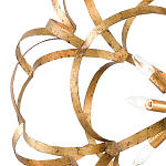 Люстра круглая в виде объёмного цветка Golden Flower Sphere варинант исполнения - 1 | Loft Concept в Челябинске