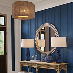 Настольная лампа с корпусом из цветков колокольчика Cascade of Blue Flowers варинант исполнения - 3 | Loft Concept в Челябинске