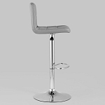 Барный стул с сиденьем серого цвета Honory варинант исполнения - 2 | Loft Concept в Челябинске