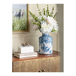 Ваза с мотивами цветущего сада с попугаями Vase Inspired by Nature варинант исполнения - 4 | Loft Concept в Челябинске