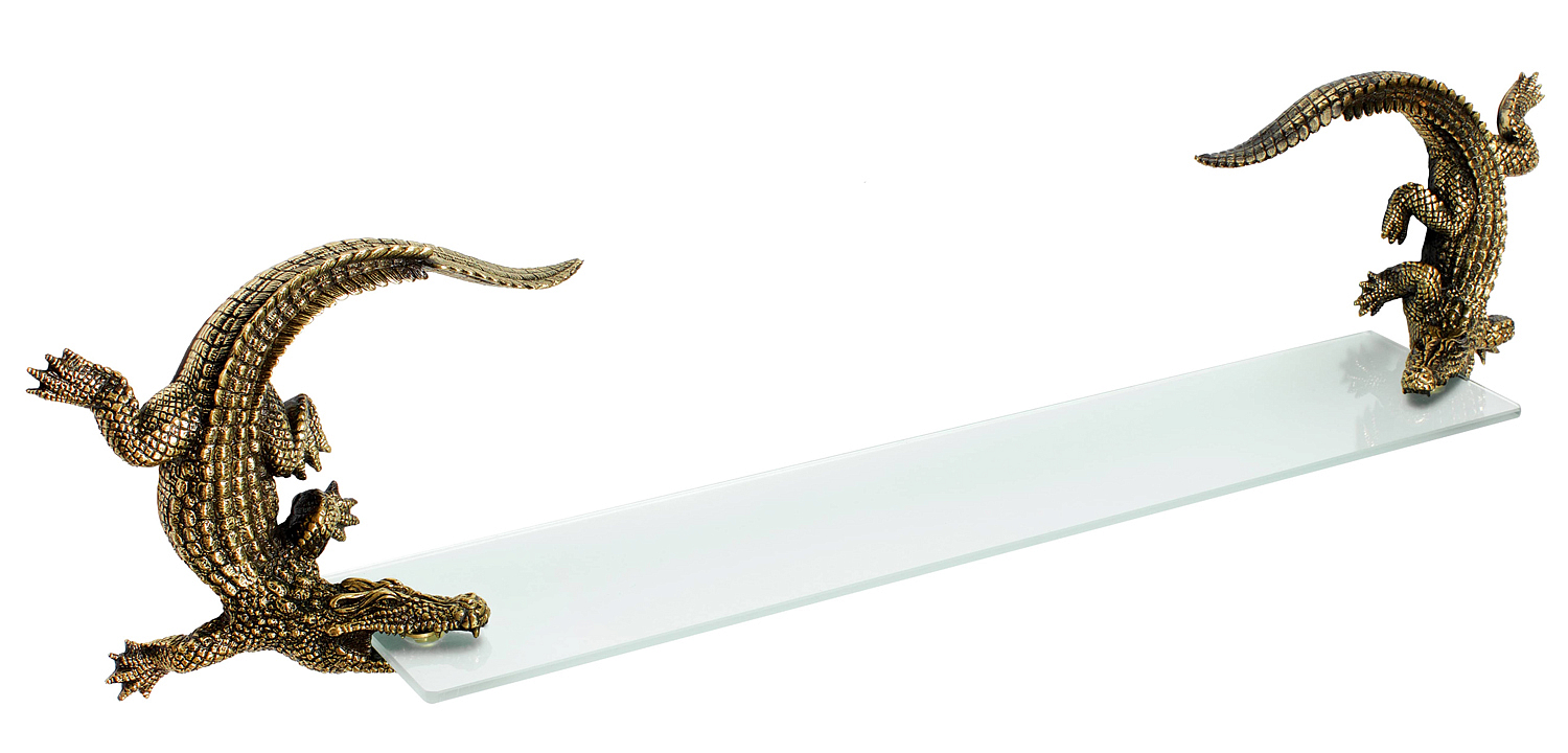 Полка для ванной Bronze Crocodiles Полка для ванной Bronze Crocodiles - Loft-Concept в Челябинске