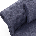 Мебельная ткань Шенилл синий цвет 138 см T4-33 варинант исполнения - 7 | Loft Concept в Челябинске