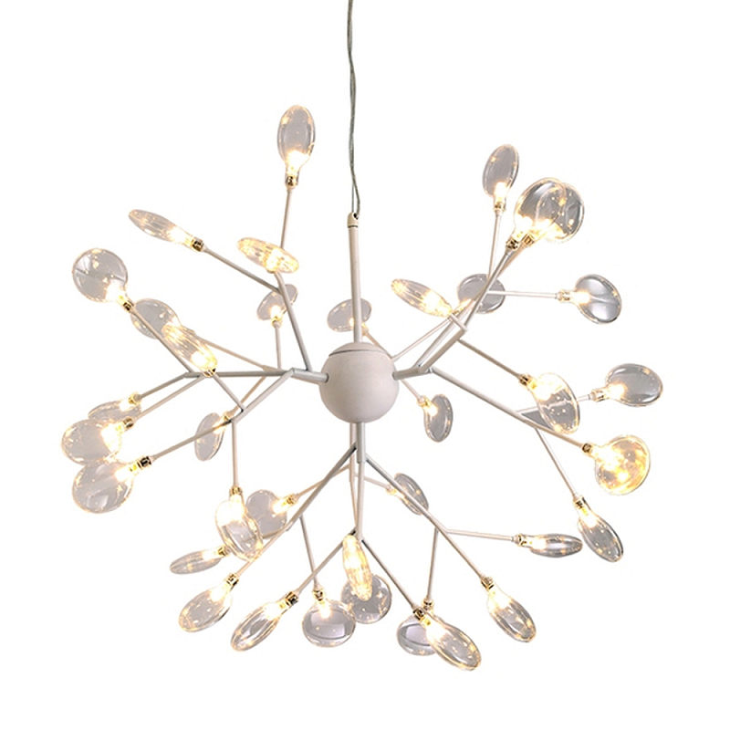 Люстра Jenell Lamp Белый Прозрачный Люстра Jenell Lamp Белый Прозрачный в Челябинске | Loft Concept