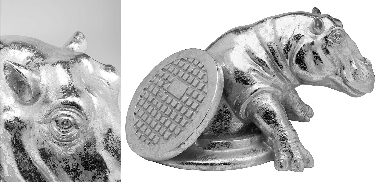 Статуэтка Chrome Hippo - Loft-Concept в Челябинске