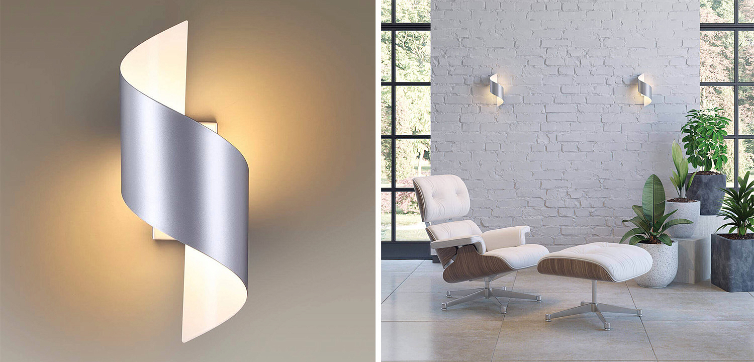 Бра Silver Locken Wall Lamp Бра Silver Locken Wall Lamp - Loft-Concept в Челябинске