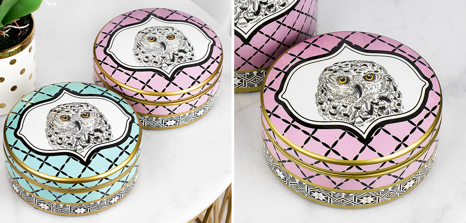 Шкатулка Owl Collection Pink Box Шкатулка Owl Collection Pink Box - Loft-Concept в Челябинске