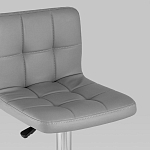 Барный стул с сиденьем серого цвета Honory варинант исполнения - 7 | Loft Concept в Челябинске