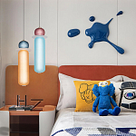 Подвесной светильник с стеклянным плафоном Penny варинант исполнения - 3 | Loft Concept в Челябинске