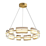 Люстра круглая с янтарными стеклянными плафонами Lighting of Space варинант исполнения - 1 | Loft Concept в Челябинске