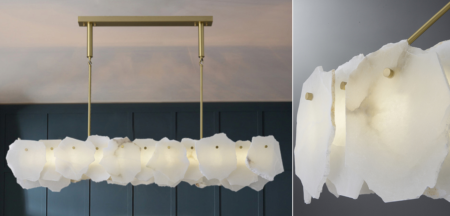 Люстра Lucretia Marble Rectangular Chandelier Люстра Lucretia Marble Rectangular Chandelier - Loft-Concept в Челябинске