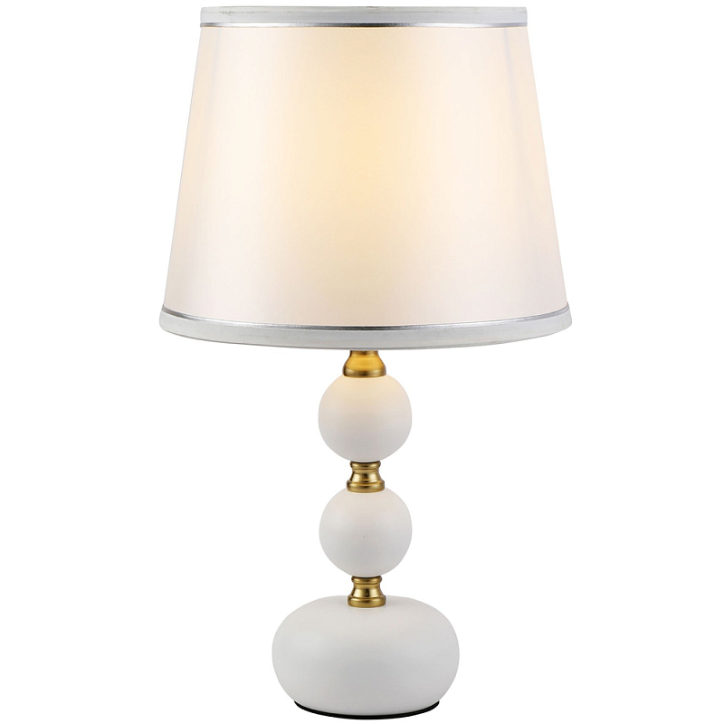 Настольная лампа с абажуром Altera Lampshade White Gold Table Lamp Белый Золотой Настольная лампа с абажуром Altera Lampshade White Gold Table Lamp Белый Золотой в Челябинске | Loft Concept
