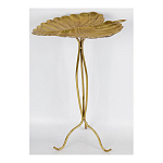 Столик приставной с столешницей Тропический лист Tropical Forest gold варинант исполнения - 2 | Loft Concept в Челябинске