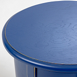 Синяя тумба на фигурных ножках Shelby варинант исполнения - 4 | Loft Concept в Челябинске