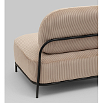 Диван Стоун велюр рельефный бежевый варинант исполнения - 4 | Loft Concept в Челябинске