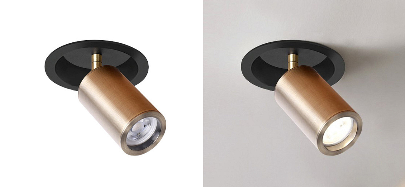 Встраиваемый поворотный спот Modern Spot Brass Встраиваемый поворотный спот Modern Spot Brass - Loft-Concept в Челябинске