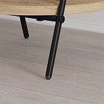 Стол приставной с 2-мя круглыми столешницами из дерева ESSEL OAK варинант исполнения - 2 | Loft Concept в Челябинске