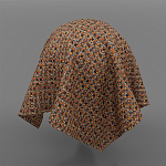 Мебельная ткань Шенилл терракотовый цвет 142 см T4-58 варинант исполнения - 10 | Loft Concept в Челябинске