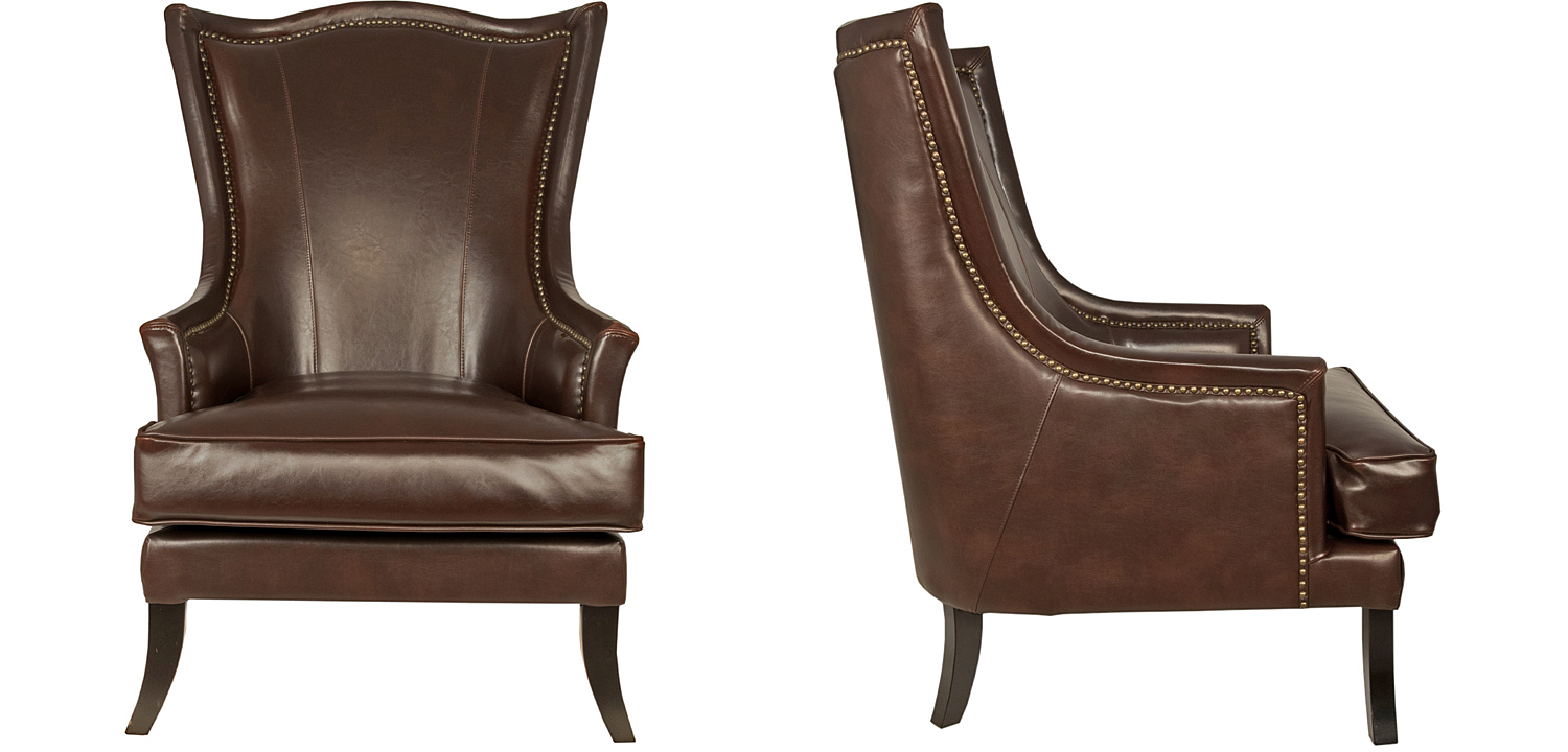 Кресло Gregoir Armchair натуральная кожа Кресло Gregoir Armchair натуральная кожа - Loft-Concept в Челябинске