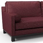 Мебельная ткань Шенилл бордовый цвет 138 см T4-38 варинант исполнения - 6 | Loft Concept в Челябинске