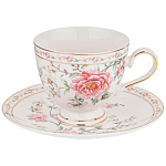 Чайный сервиз из фарфора на 6 персон 14 предметов Flower Porcelain Collection варинант исполнения - 2 | Loft Concept в Челябинске