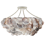 Потолочный светильник с каскадным абажуром из ракушек Sea Ravens варинант исполнения - 3 | Loft Concept в Челябинске