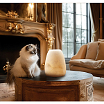 Настольная лампа в форме трапеции из натурального камня Soft Glow of Stone варинант исполнения - 5 | Loft Concept в Челябинске