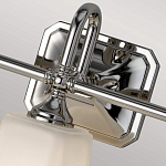 Бра для ванных комнат с квадратными матовыми плафонами на основании цвета хром Feiss варинант исполнения - 7 | Loft Concept в Челябинске