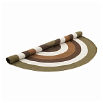 Ковер круглый из хлопка с контрастным узором Bullseye 150 варинант исполнения - 2 | Loft Concept в Челябинске