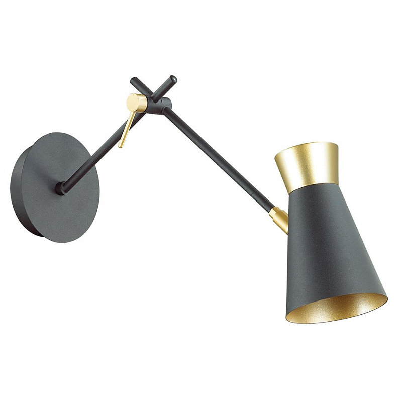 Бра Gold Secret Sconces Золотой Черный Бра Gold Secret Sconces Золотой Черный в Челябинске | Loft Concept