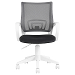 Офисное кресло с основанием из белого пластика Desk chairs Black варинант исполнения - 2 | Loft Concept в Челябинске