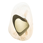 Бра овальное из стекла с золотым элементом Flow Texture  варинант исполнения - 4 | Loft Concept в Челябинске