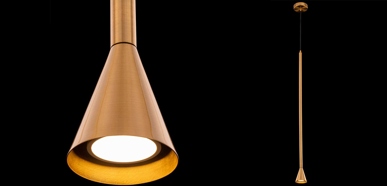 Подвесной светильник Austere gold Подвесной светильник Austere gold - Loft-Concept в Челябинске