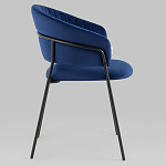 Стул в велюре синего цвета Horizon варинант исполнения - 2 | Loft Concept в Челябинске