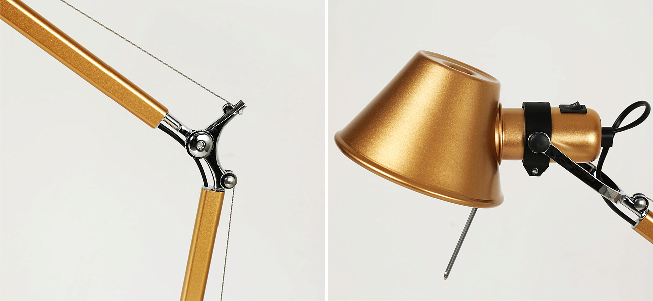 Настольная лампа золотого цвета Artemide Настольная лампа золотого цвета Artemide - Loft-Concept в Челябинске